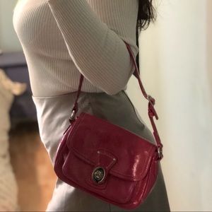 COACH TRENDY GENUINE LEATHER PINK MINI PURSE 👛
